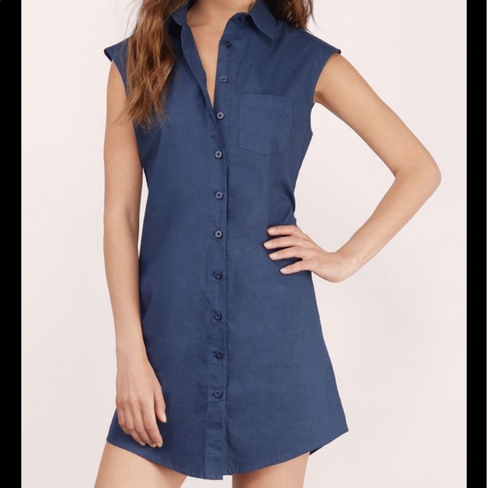 Tobi Terri Buttoned Up Shirt Dress